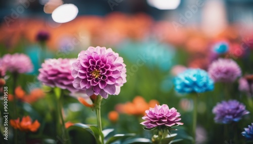 purple flowers in the garden