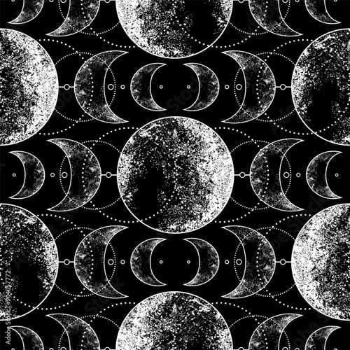 Mystic, magic, background. Religion and the occultism with esoteric and mason...