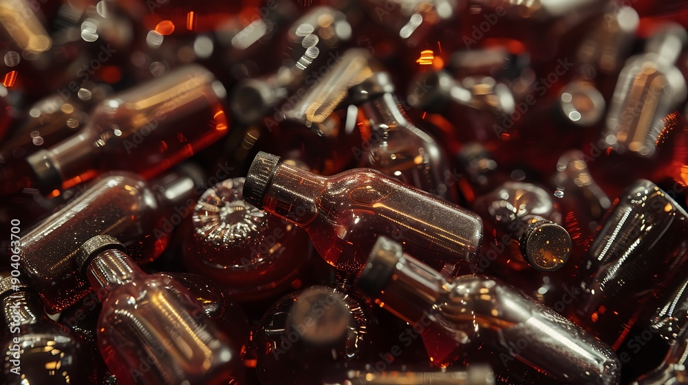 A close examination of cola bottle gummi chocolates A close examination of cola bottle gummi chocolates