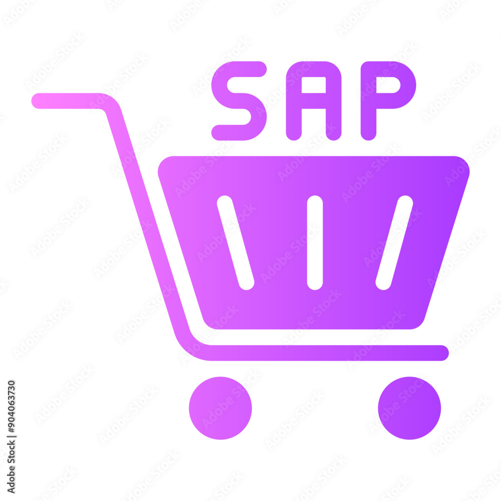 shopping cart gradient icon shopping cart gradient icon