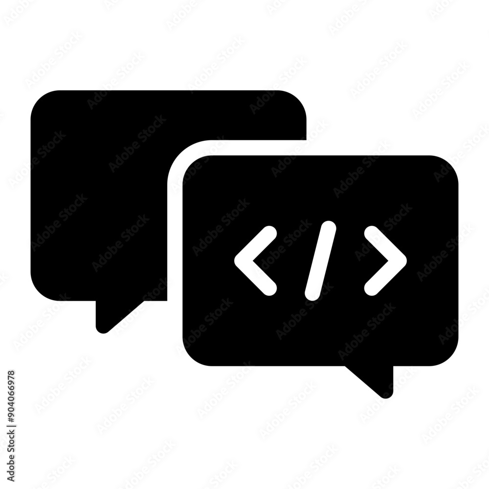 conversation glyph icon conversation glyph icon
