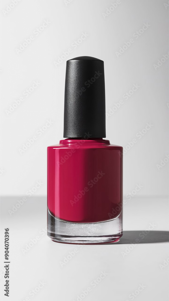 image of a smooth, shiny bottle of red nail polish image of a smooth, shiny bottle of red nail polish