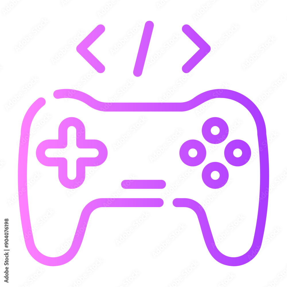 game development gradient icon game development gradient icon