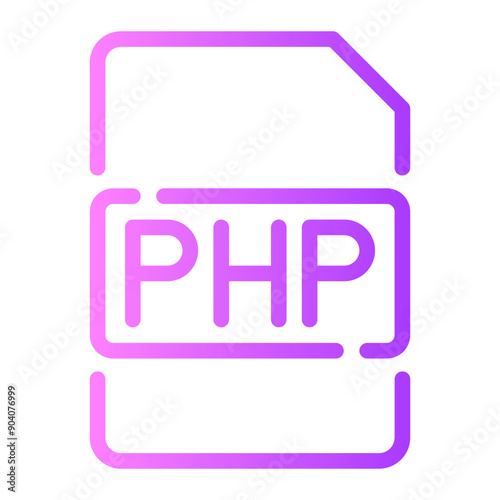 php gradient icon