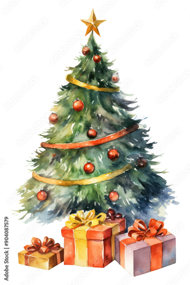 PNG Christmas tree plant gift box. PNG Christmas tree plant gift box.