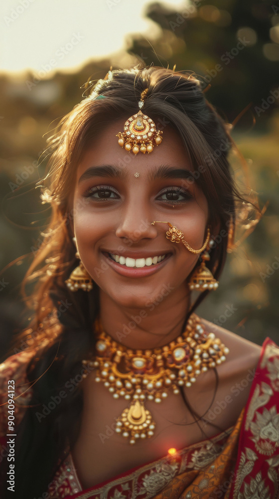 close up of young indian woman close up of young indian woman
