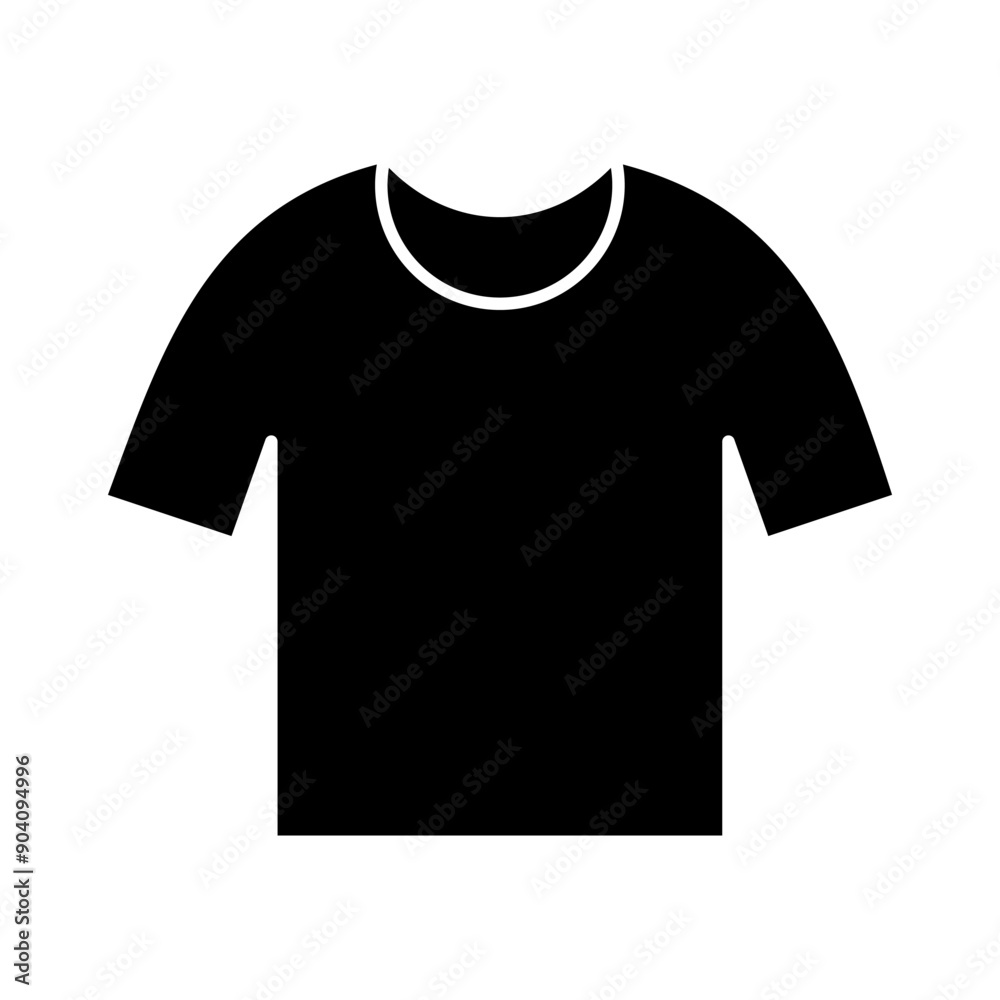 Flat design t-shirt vector icon. Flat design t-shirt vector icon.