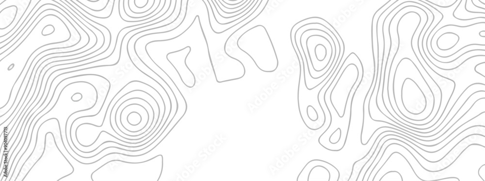 Topographic map background geographic line map with elevation assignments. The black on white contours vector topography stylized height of the lines map. Topographic map background geographic line map with elevation assignments. The black on white contours vector topography stylized height of the lines map.