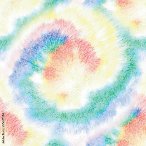 Tie Dye Spiral. Fabric Print Paint. Seamless Red Pattern. Blue 1960 Tie Die. Pink Color Swirl Pattern. Vector Rainbow Tiedye. Seamless Tiedye Pattern. Tie Dye Swirl. Vector Stripe Watercolor