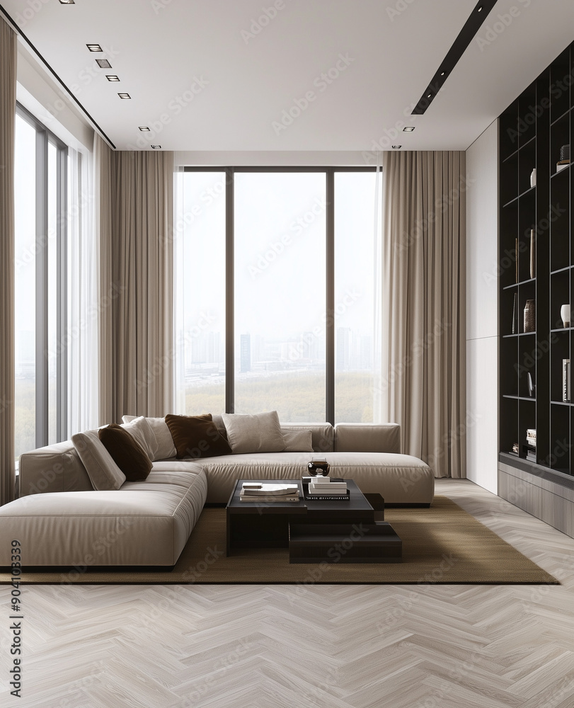 Modern minimalist style living room Modern minimalist style living room