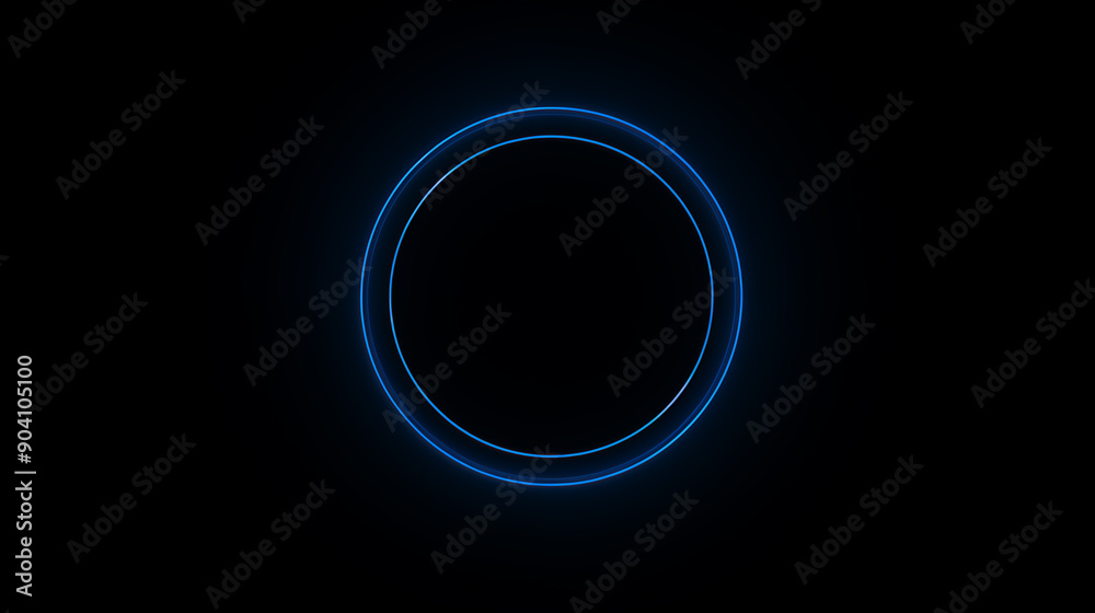 Abstract luminous arc technology black background Abstract luminous arc technology black background