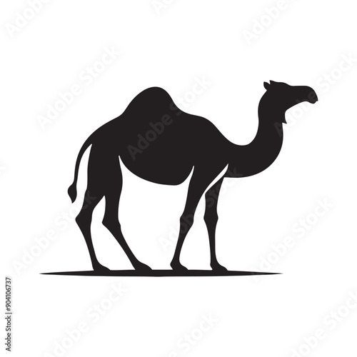 Cool Silhouette of Camel Camel Silhouette Camel Illustration
