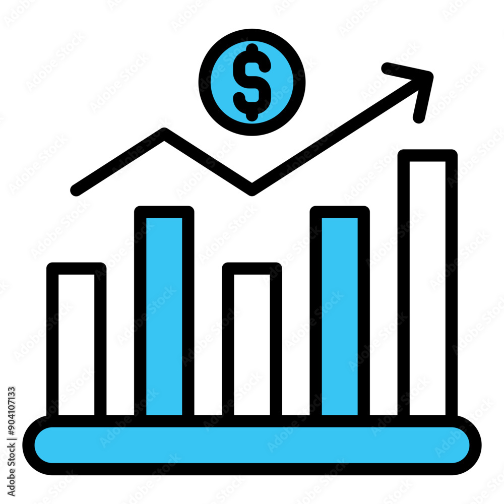 Stock Market Icon Element For Design Stock Market Icon Element For Design