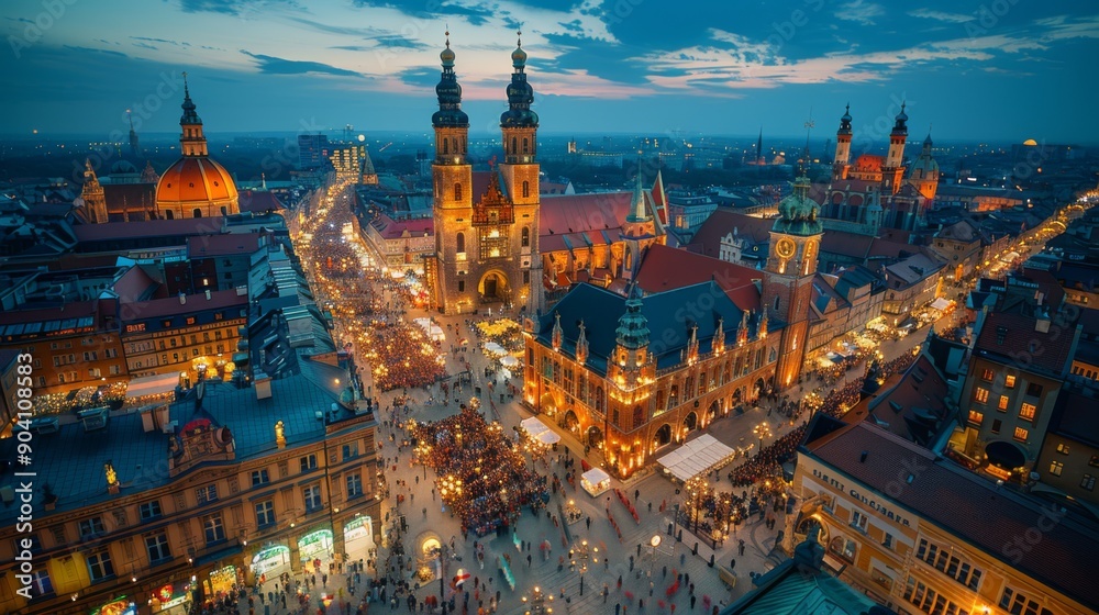 Obraz premium Krakow Live Festival Poland.