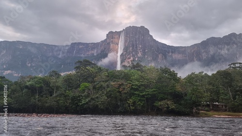 Venezuela perfect landscape waterfall beach photo