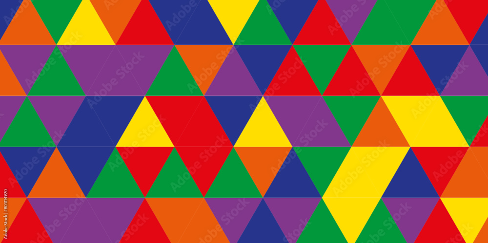 Triangle Vector Abstract Geometric Technology seamless pattern Background. Colorful triangular mosaic backdrop design. Triangle polygonal square abstract banner background. Triangle Vector Abstract Geometric Technology seamless pattern Background. Colorful triangular mosaic backdrop design. Triangle polygonal square abstract banner background.