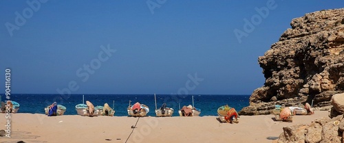 Sur la plage des tortues - Oman photo