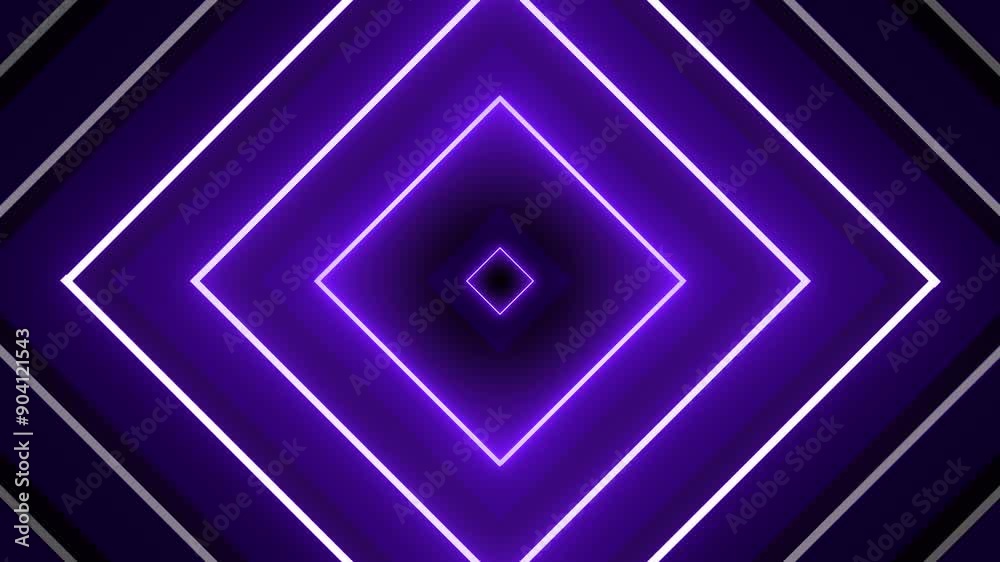 Square Neon Background Animation Square Neon Background Animation
