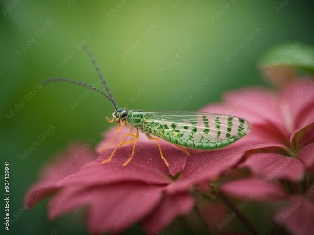 Green Lacewing closeup nature photography Green Lacewing closeup nature photography