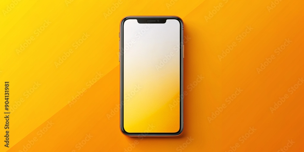 Smartphone Mockup on a Minimalist Workspace Smartphone Mockup on a Minimalist Workspace