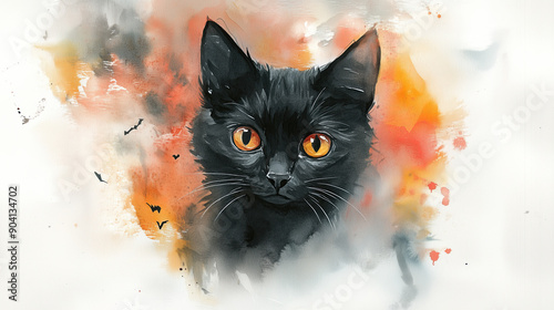 cat in the sky, autumn
