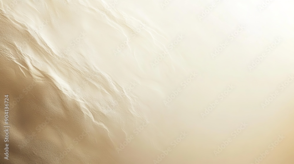 Obraz premium White gradient background transitioning from ivory to light beige