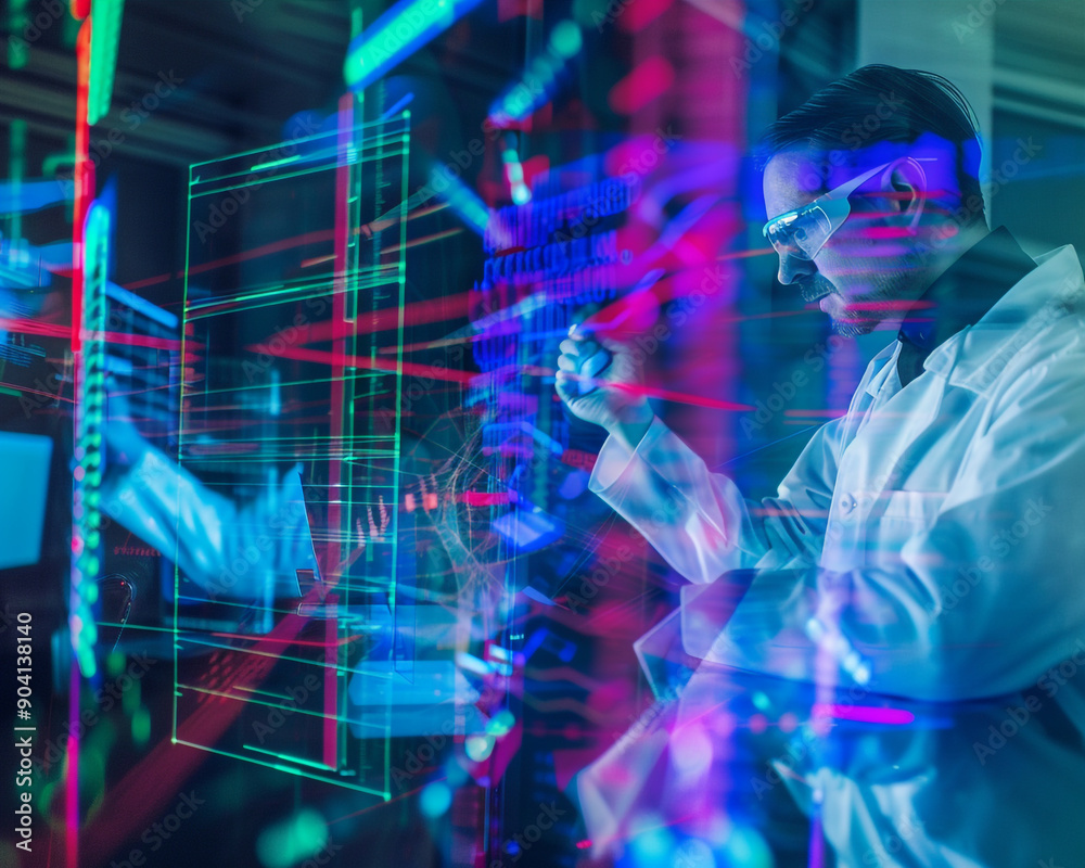 A using sensors to capture resolution with unprecedented clarity and detail
