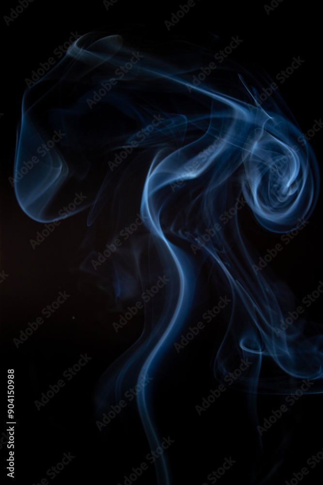 The artwork created from smoke is beautiful and gentle. Taken with a camera that has a high magnification rate. The artwork created from smoke is beautiful and gentle. Taken with a camera that has a high magnification rate.