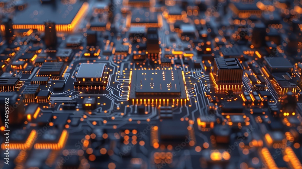 visible microchips and soldering points, demonstrating the complexity visible microchips and soldering points, demonstrating the complexity