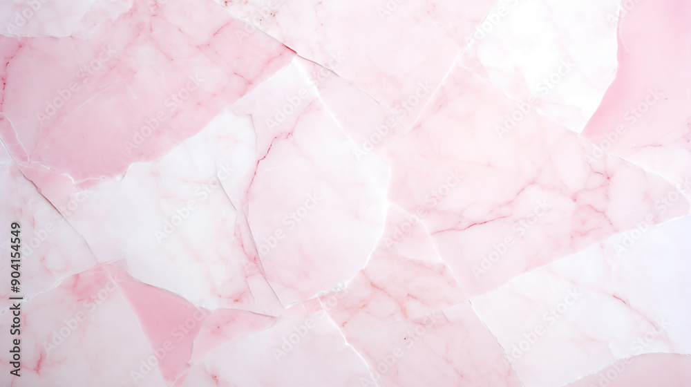 Fototapeta premium Soft pink marble texture with subtle veining and elegant background