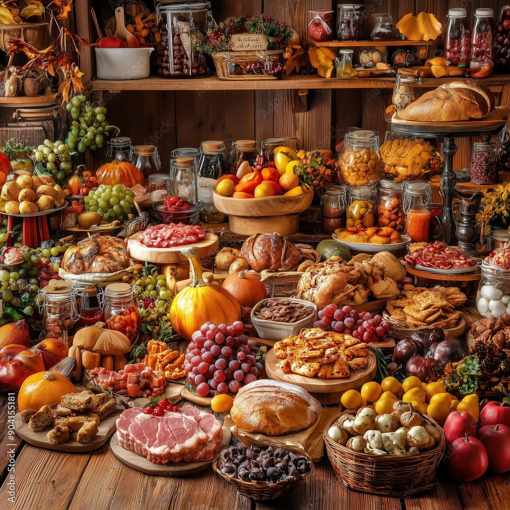 pantry full of food pantry full of food