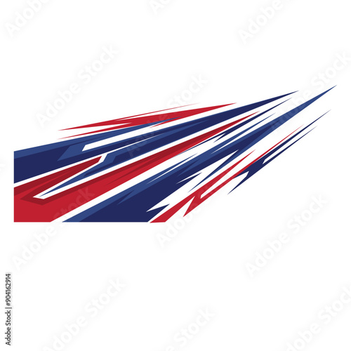 car sticker template design vector. yacht sticker. car modification sticker.

