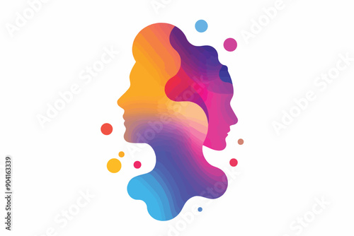 artificial intelligence abstract stock image isolated vector style