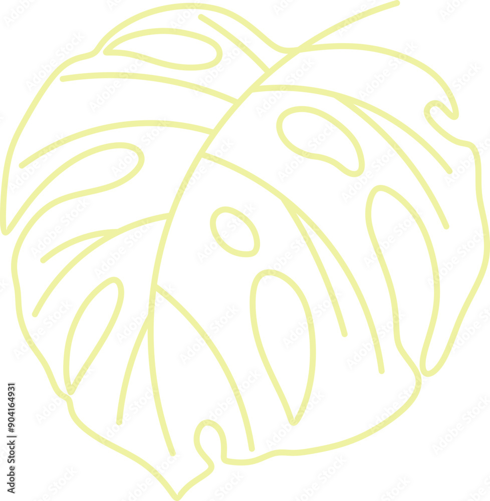 Tropical Leaf Line Tropical Leaf Line