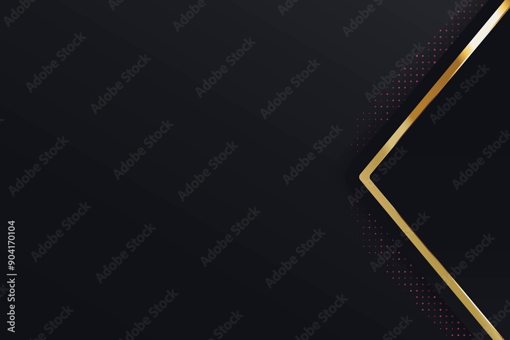 Abstract background with black and gold geometric shapes. Abstract background with black and gold geometric shapes.