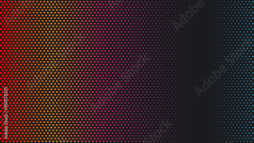gradient color halftone pattern 