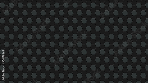 hexagon 3D pattern wall background 