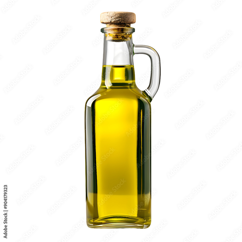 Olive oil bottle with olives and green leaves isolated on transparent background PNG Olive oil bottle with olives and green leaves isolated on transparent background PNG