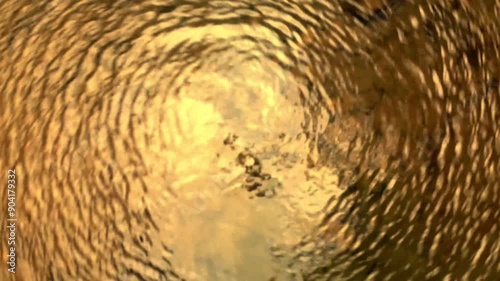 Golden Vortex Portal Gate Seamless Loop Motion Background