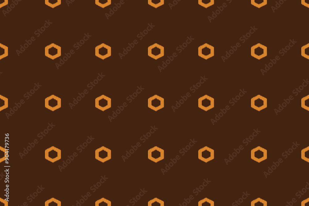 Traditional Ethnic ikat motif fabric pattern geometric style.African Ikat embroidery Ethnic oriental pattern brown background wallpaper. Abstract,vector,illustration.Texture,frame,decoration. Traditional Ethnic ikat motif fabric pattern geometric style.African Ikat embroidery Ethnic oriental pattern brown background wallpaper. Abstract,vector,illustration.Texture,frame,decoration.