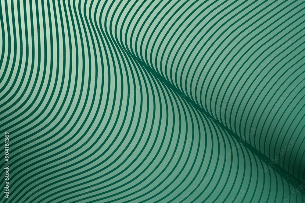 Abstract green wavy lines background. Abstract green wavy lines background.