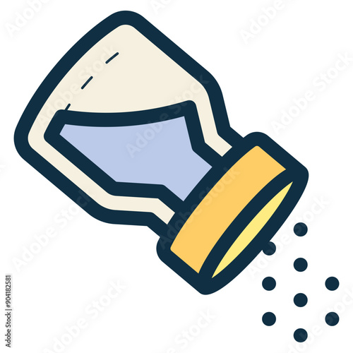 seasoning salt shaker bottle icon