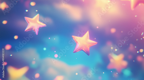 dreamy background with stars