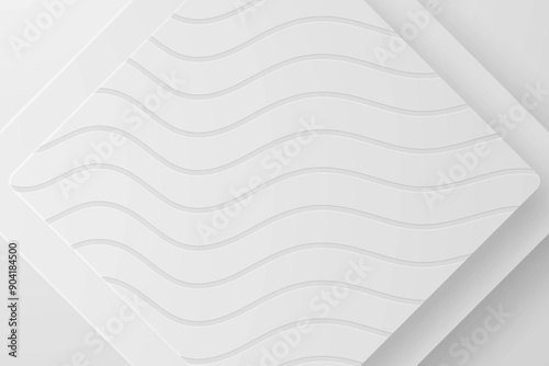 Abstract white background with wavy pattern.