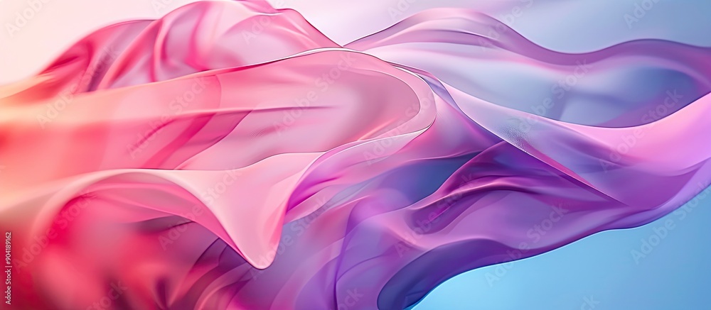 Fototapeta premium Blurry gradient background designed for product UI with available copy space image