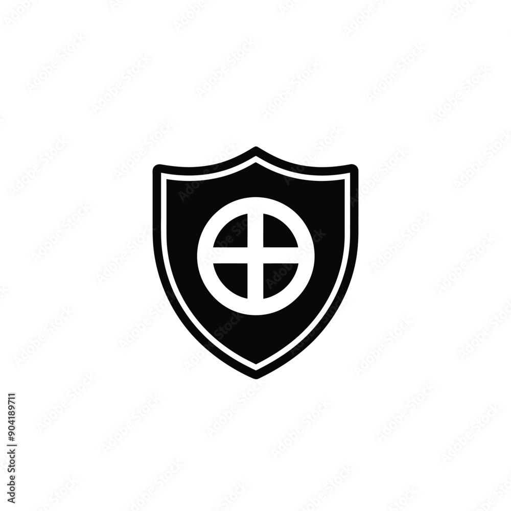 Shield Icon in trendy flat style Shield Icon in trendy flat style
