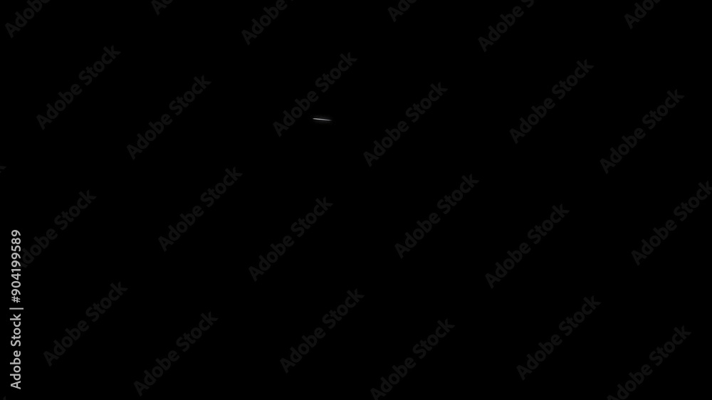 Various shooting stars, comets with dust trails, or asteroids shooting across the frame, in front of a black background, for compositing over your footage. 