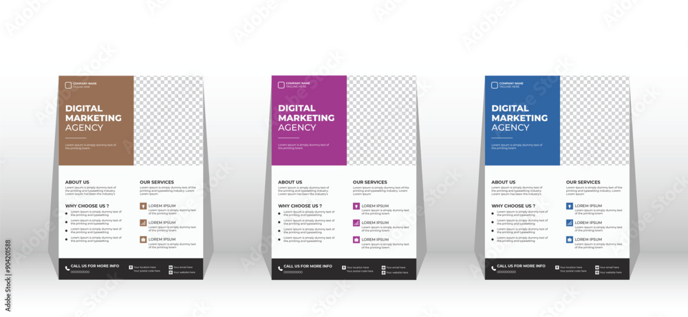 Marketing Flyer Design A4 Template. Marketing Flyer Design A4 Template.