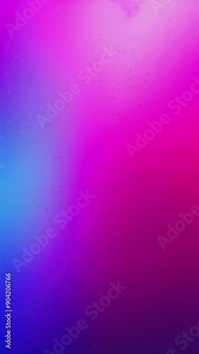 Abstract blue and pink gradient background with small white stars.