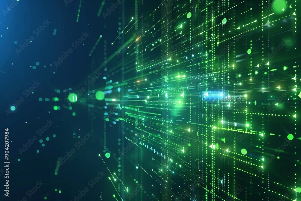 Obraz premium vector background for a computer network , nodes, cloud computing